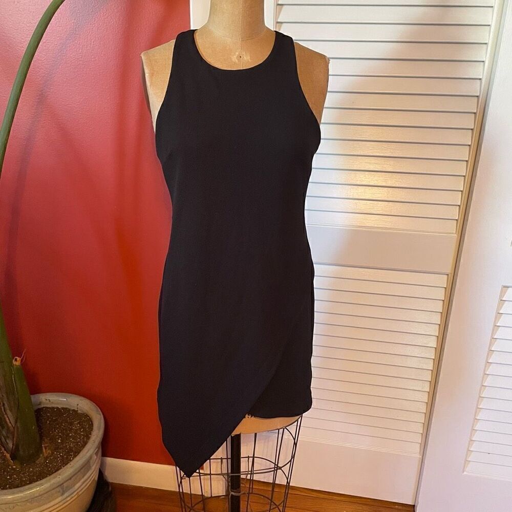 LEITH | black asymmetrical dress S